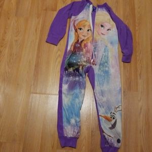 Girls one piece pajamas